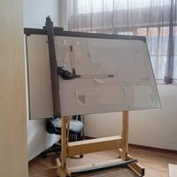 tavolo da disegno tecnico con tecnigrafo