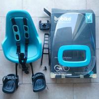 Seggiolino bici Bobike con parabrezza