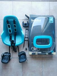 Seggiolino bici Bobike con parabrezza