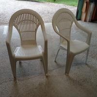 sedia plastica giardino