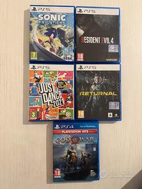 Giochi PS5 e PS4