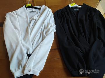 coppia camice body con profondo scollo