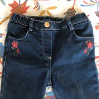 Jeans comodo, invernali bimba 116 cm