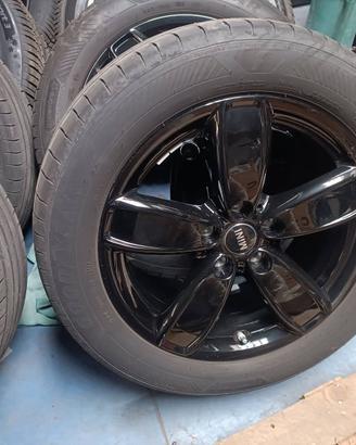 4 CERCHI + GOMME ORIGINALI MINI 17" COUNTRYMAN OEM