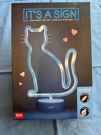 Lampada led gatto