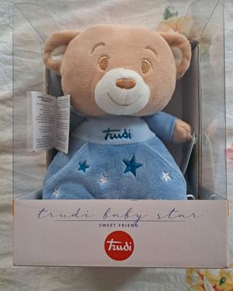 Trudi baby star Orsetto vestito azzurro (nuovo)