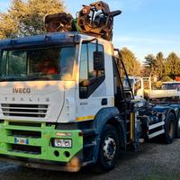 SCARRABILE IVECO STRALIS 350 (6x2) + GRU + POLIPO