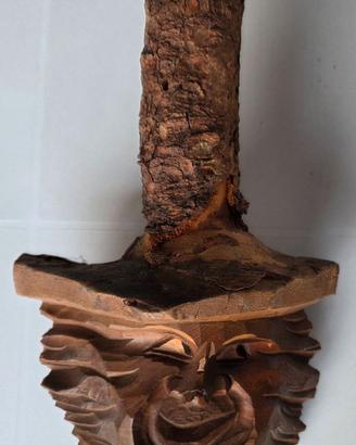 Arte Tirolese - Scultura vintage in legno stile Wa