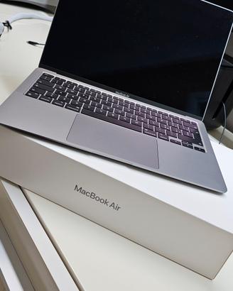 MACBOOK AIR M1 CON SCATOLA E ALIMENTATORE 