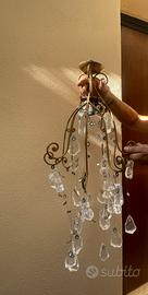 Lampadario con gocce