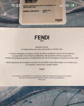 Portafoglio Fendi, originale