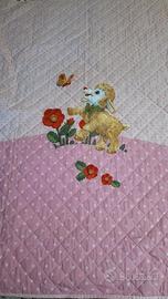 Copriletto paracolpi lenzuolo per lettino Caleffi