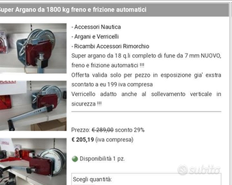 Super argano kg 1800