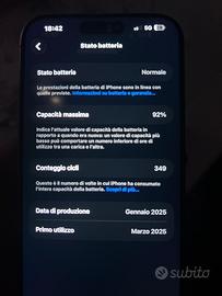 Iphone 16 pro max 256 giga