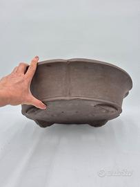 Vaso per bonsai 50 x 41 x 12 cm in ceramica