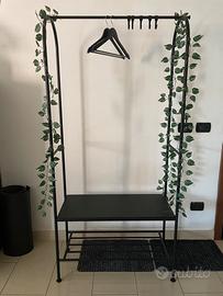 IKEA GRÅFJÄLLET attaccapanni con scarpiera
