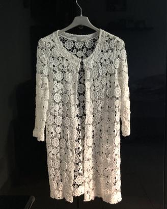 Cardigan in pizzo 100% cotone di Susy Mix. Tg. М