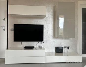 Parete attrezzata da soggiorno Pianca – design mod