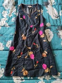 Vestito donna Sweet Miss in Lino e Cotone Taglia M