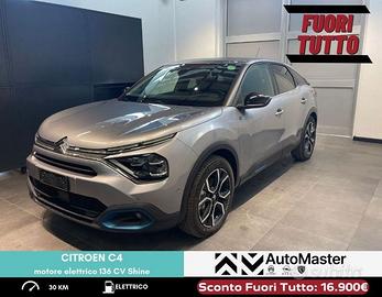 Citroën e-C4 motore elettrico 136 CV Shine