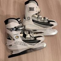 Roces - Pattini da ghiaccio allungabili n.30 n.35