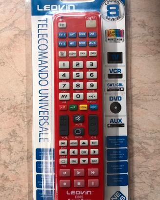 Telecomando Leovin E885 Remoto Universale 8 in 1