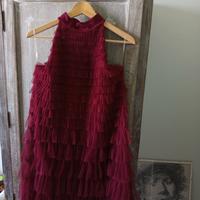 Abito a balze in tulle taglia S 