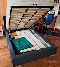 Letto 1 piazza e mezza con contenitore