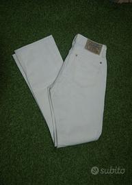 Jeans Ralph Lauren donna bianchi a zampa IT40 S