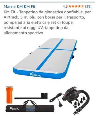 airtrack ginnastica artistica 5 metri