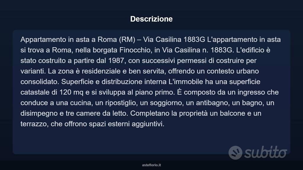 Appartamento – Roma, Pantano Borghese, Borghesiana - Vista 4