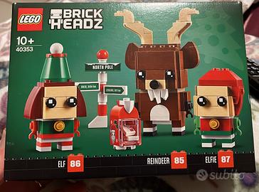 LEGO BRICKHEADZ 40353- Renna, Elfo ed Elfa