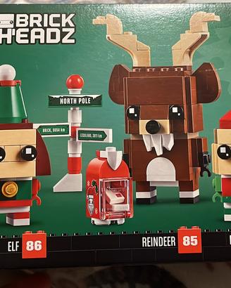 LEGO BRICKHEADZ 40353- Renna, Elfo ed Elfa