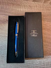 ✨ Penna Cavallari Calligraphy blu elegante ✨