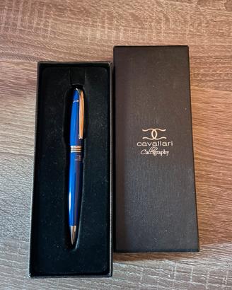 ✨ Penna Cavallari Calligraphy blu elegante ✨