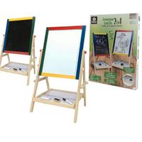 Lavagna in Legno Double Face per Gessi e Pennarell