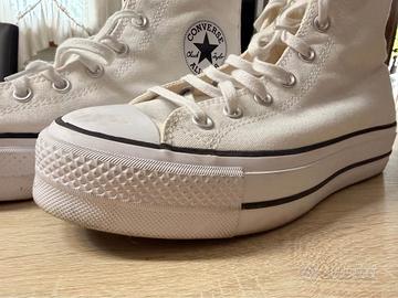 Converse Platform bianche donna n. 40