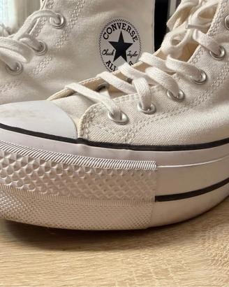 Converse Platform bianche donna n. 40
