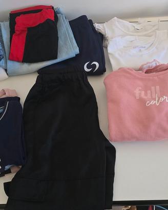 Lotto stock abbigliamento bimba taglia 11/12 anni