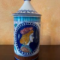 Vaso albarello in maiolica cm. 30 Faenza