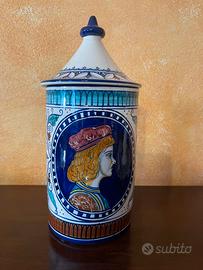 Vaso albarello in maiolica cm. 30 Faenza