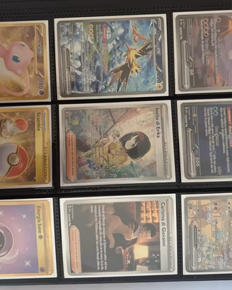 Collezione carte Pokémon vintage e modern