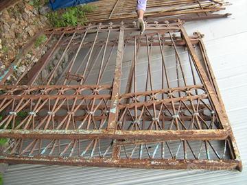 Cancello Antico Ferro Battuto 2 Ante + Cancelletto