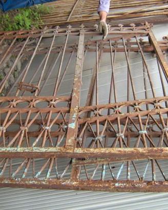 Cancello Antico Ferro Battuto 2 Ante + Cancelletto
