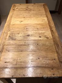 Tavolo legno vecchio recupero