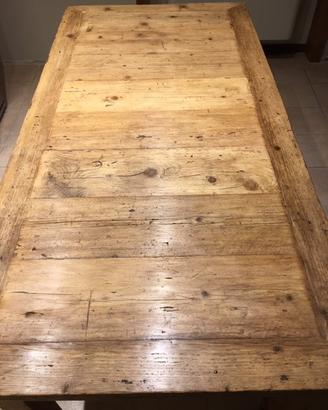 Tavolo legno vecchio recupero