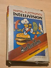 Videogame Mattel Intellivision Burger Time anni 80