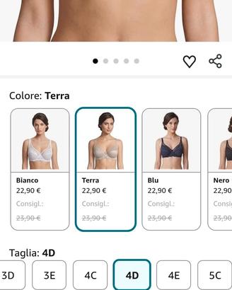 Reggiseno nuovo mis.IV  D