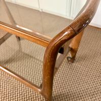 Carrello bar vintage in legno e vetro anni 60/70