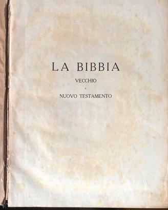 La Bibbia vecchio e nuovo testamento